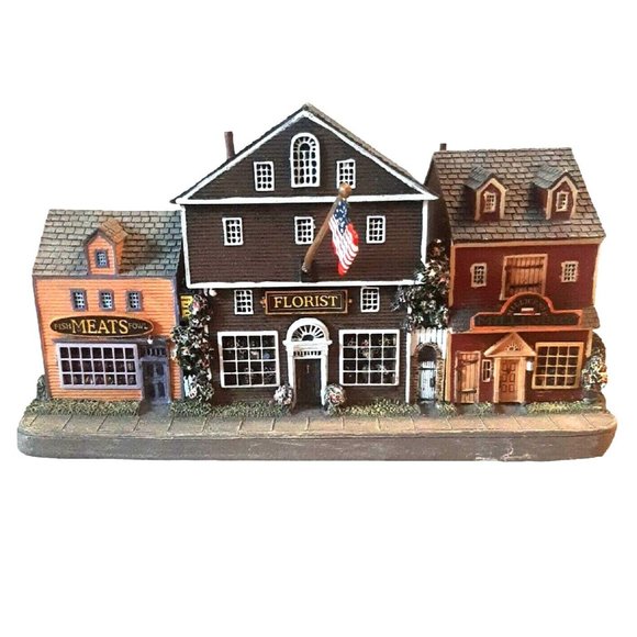 Hawthorne Village Peppercricket Market Charles Wysocki Sculpture Florist Meat - Picture 1 of 12